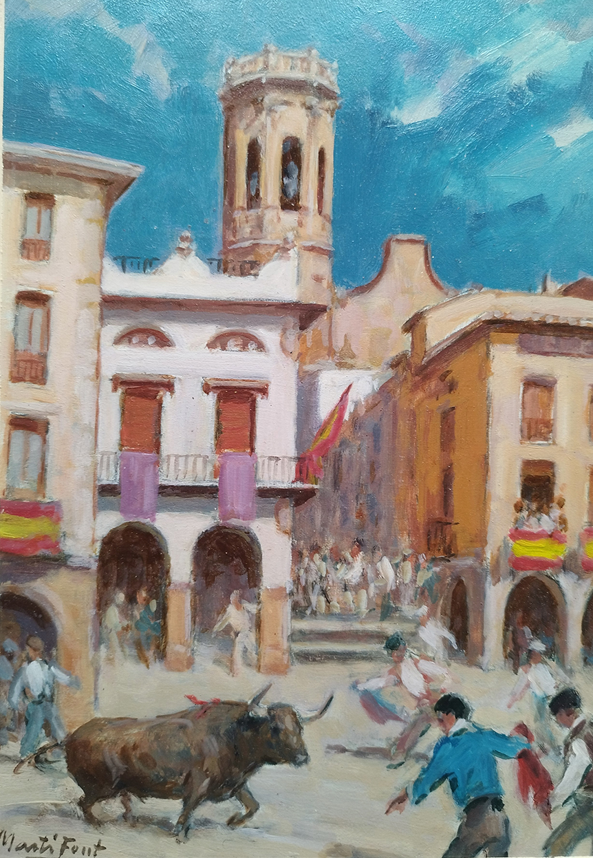 Pintor Martí font: Toro en Vila-real