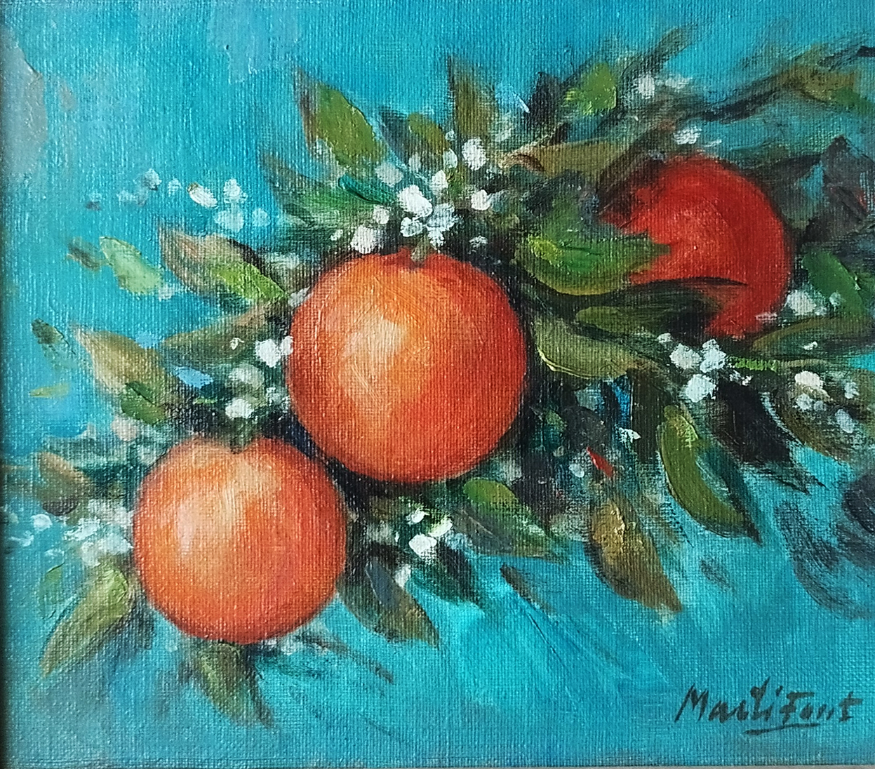 Pintor Martí font: Naranjas