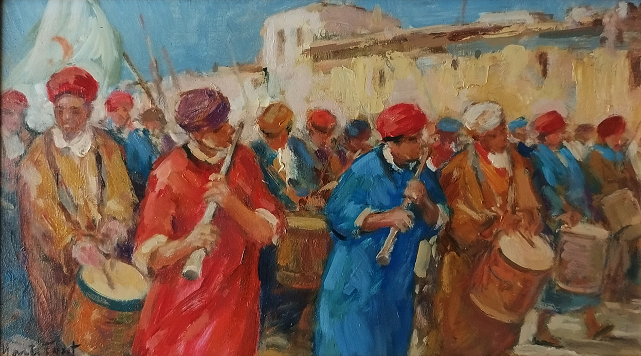 Pintor Martí font: Fiesta marroquí